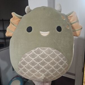 NWT Squishmallows 12” Select Series Armand the Swamp Monster Green & Gold